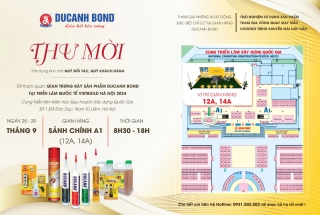 THƯ MỜI THAM QUAN GIAN HÀNG DUCANH BOND TẠI VIETBUILD HÀ NỘI 2024 